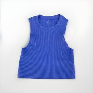 Aerie Womens Lavender Ribbed Tank Size Medium